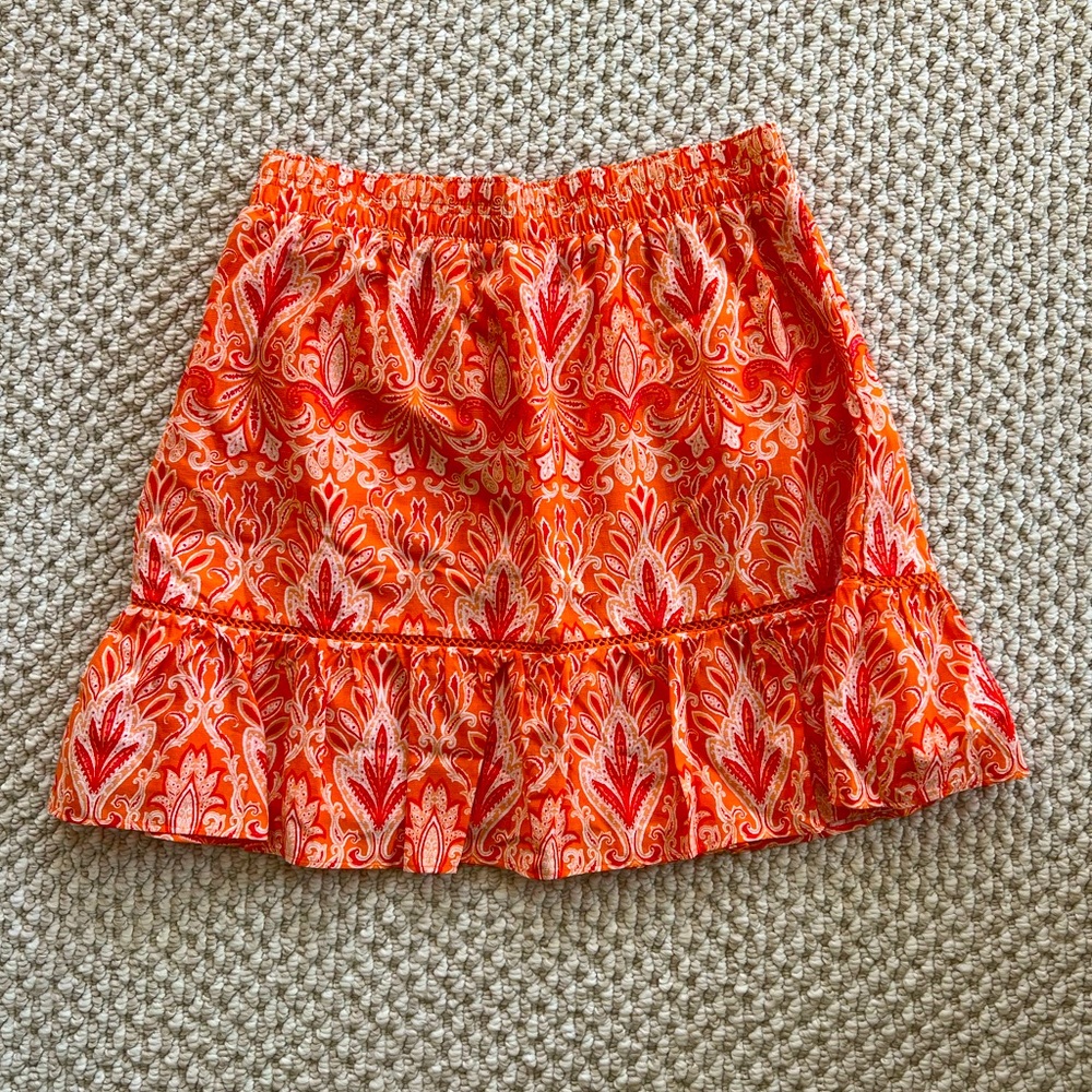 Ann Taylor LOFT orange skirt - Size M
